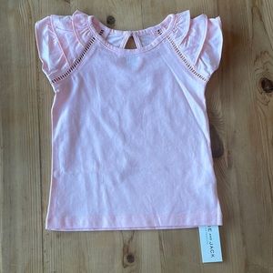 Janie and Jack. New with tags. Pink shirt size 3.